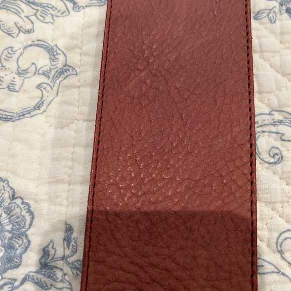 Jigsaw leather belt in mauve size Medium - Picture 2 of 6